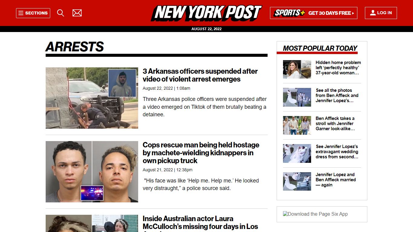 Arrests | New York Post